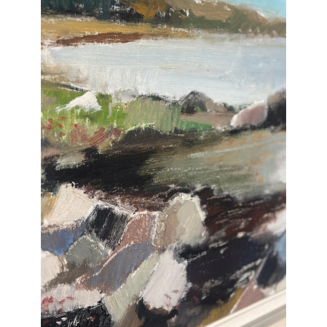 Helge Cardell, Coast, 1950s, Oil on Canvas, Framed For Sale - Image 9 of 18