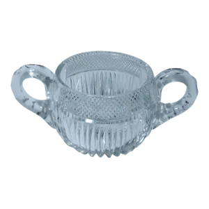 1900s Abp Libbey Radiant Two Handled Sugar Bowl