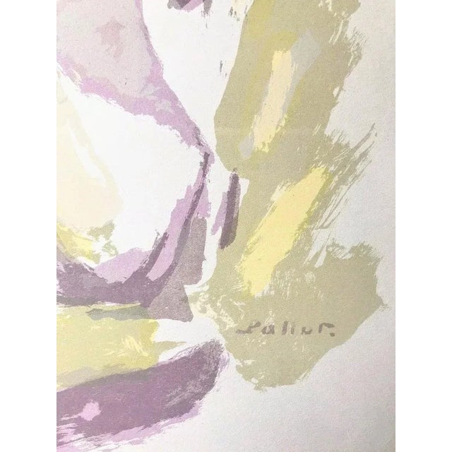 Pierre Pallut - Homage to Georges Braque, 1964 Original lithograph signed in the stone and printed in limited edition for...