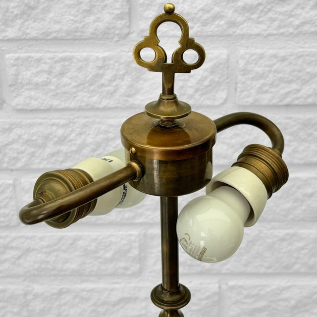Swedish Grace Model 25760 Table Lamp by Melchior Wernstedt for Nordiska Kompaniet, 1920s For Sale - Image 6 of 11