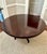 Brown Mahogany Round Dining Table For Sale - Image 8 of 12