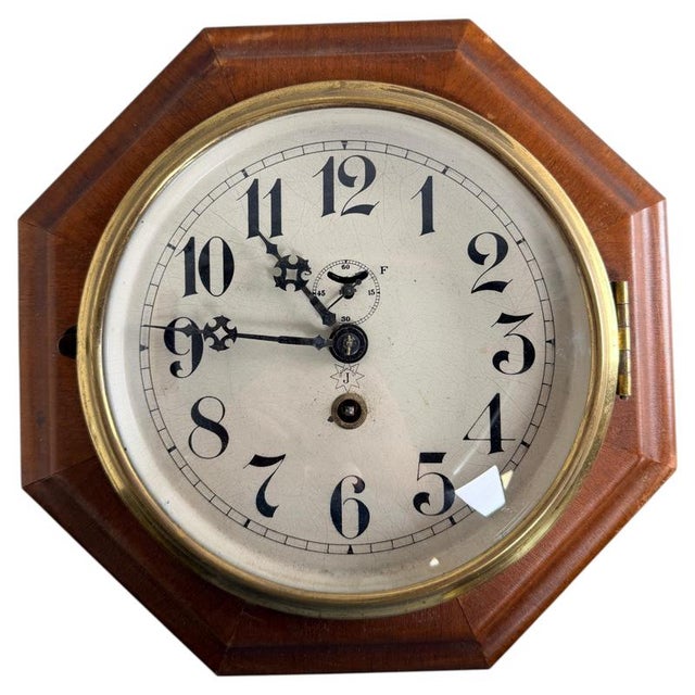 Junghans Vienna Secession Wall Clock by Adolf Loos, 1920s For Sale - Image 12 of 12