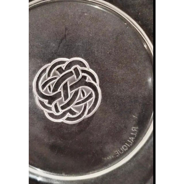 Art Deco Guebwiller Plates in Glass by Rene Lalique, France, 1926, Set of 6 For Sale - Image 4 of 7