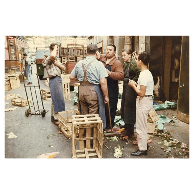 Peter Cornelius, Paris in Color: Paris Street Market, 1956-1961 / 2023, Archival Pigment Print For Sale