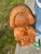 Vintage Carved Wooden Bust of what appears to be Thomas Jefferson, above his Rotunda of the University of Virginia. The...
