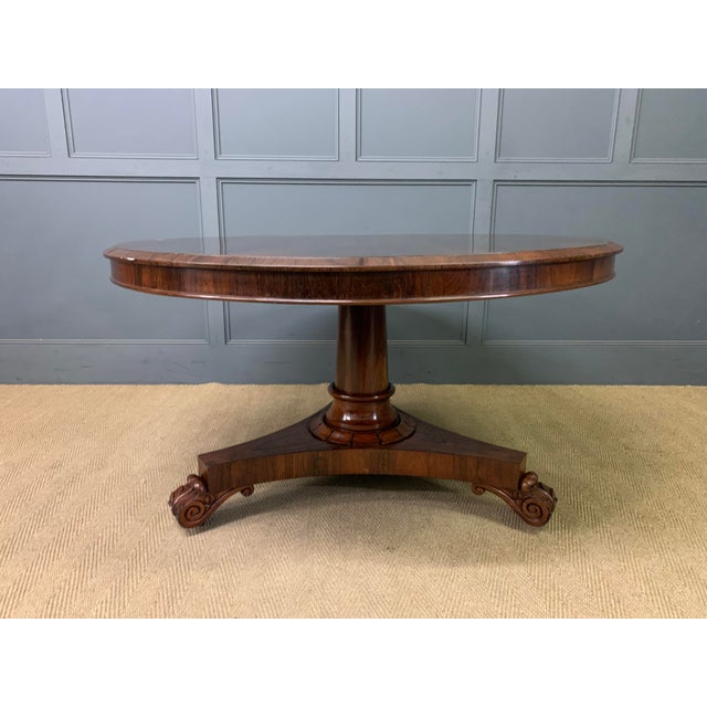 William IV Rosewood Table, 1835 For Sale - Image 3 of 16