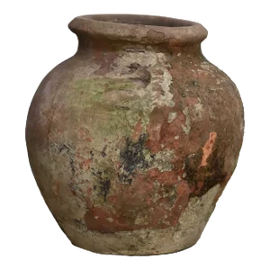 19th Century Spanish Ceramic Planter Storage Urn