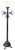 Large Art Deco Coat Rack/Floor Lamp, 1920s For Sale