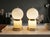 Cream Murano Glass Lamps from Manifattura Di Murano, 1950s, Set of 2 For Sale - Image 8 of 9
