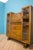 Wood Vintage Art Deco Glazed Oak Bookcase, 1930s For Sale - Image 7 of 11