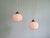 Art Deco Pendant Lights in Pink Marbled Opaline Glass, 1930s, Set of 2 For Sale - Image 12 of 15