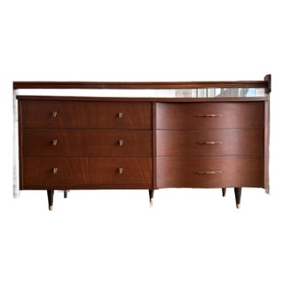 Walnut Bassett Dresser / Credenza – Fully Restored For Sale
