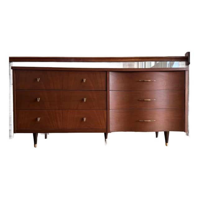 Walnut Bassett Dresser / Credenza – Fully Restored For Sale