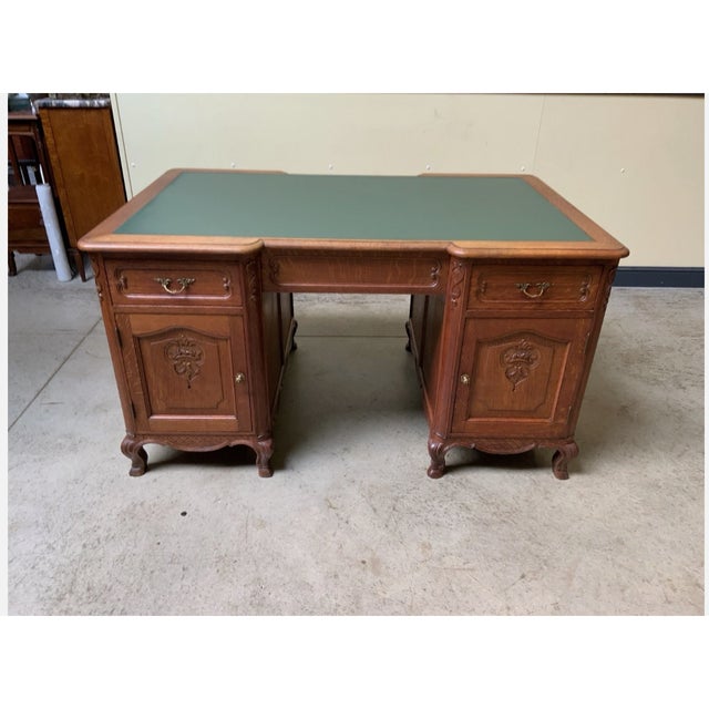 Antique Art Nouveau Double-Sided Desk, 1910 For Sale - Image 14 of 14