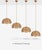 Chandelier in Vienna Straw, 1960s, in Good conditions. Designed 1960 to 1969 Up to 250V (Europe/UK Standard).The wiring of...