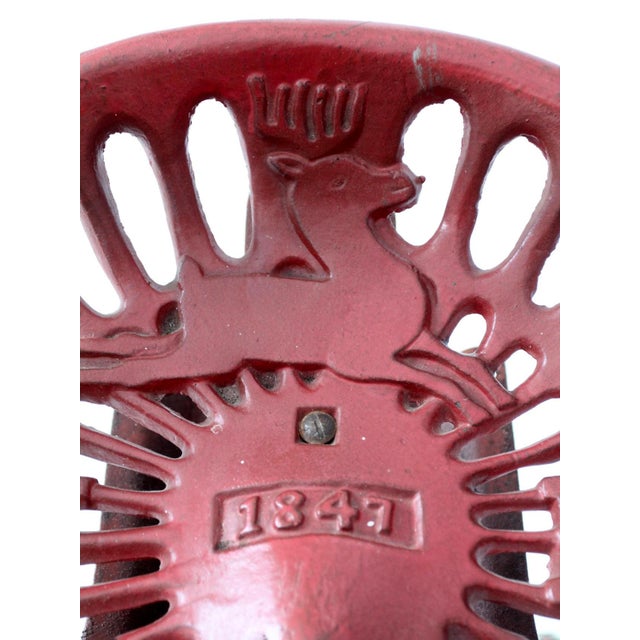 Vintage Industrial Rolling Stool With Cast Iron Tractor Seat For Sale - Image 17 of 18