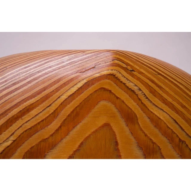 Large Modernist Organic-Form Hardwood Vase by Dick Shanley For Sale - Image 10 of 13