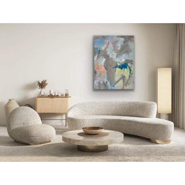 Contemporary Contemporary Abstract Original Oil Painting For Sale - Image 3 of 12