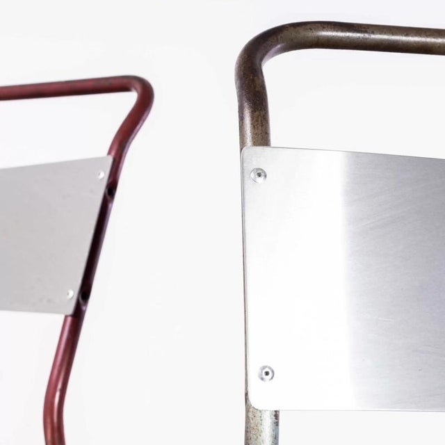1950’s pel – cox tubular metal outdoor dining chairs with aluminium seats. One of the all time classic british chairs...
