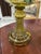 Rare Antique Large Roemer Lion Green Handblown Glass German Enamel 11.5” Goblet For Sale - Image 4 of 5