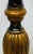 2010s Maitland Smith Black and Gilt Floor Candle Stand / Lamp Base With Distressed Finish For Sale - Image 5 of 11