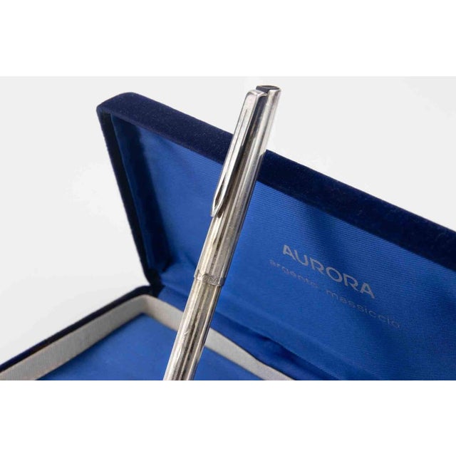 Vintage Sterling Silver Aurora Pen, Italy, 2000s For Sale - Image 3 of 5