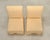 Late 20th Century Pair of Skirted Scroll-Back Woven Raffia Slipper Chairs For Sale - Image 5 of 18