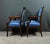 Blue Early 19th Century Restoration Mahogany Armchairs, Set of 2 For Sale - Image 8 of 18