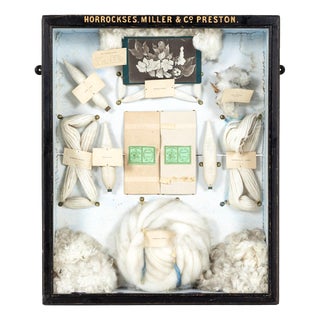 Antique Wool Sampler Display Case, 1800s For Sale