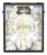 Antique Wool Sampler Display Case, 1800s For Sale