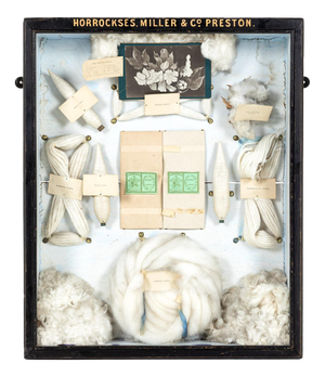 Antique Wool Sampler Display Case, 1800s