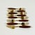 1950s Vintage Hollywood Regency Chinoiserie Appetizer-Dessert Brass & Rosewood Forks - Set of 8 For Sale - Image 10 of 10