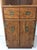 Vintage Campaign Style Tall Cabinet With Lighted Shelving by Stanley For Sale - Image 17 of 17