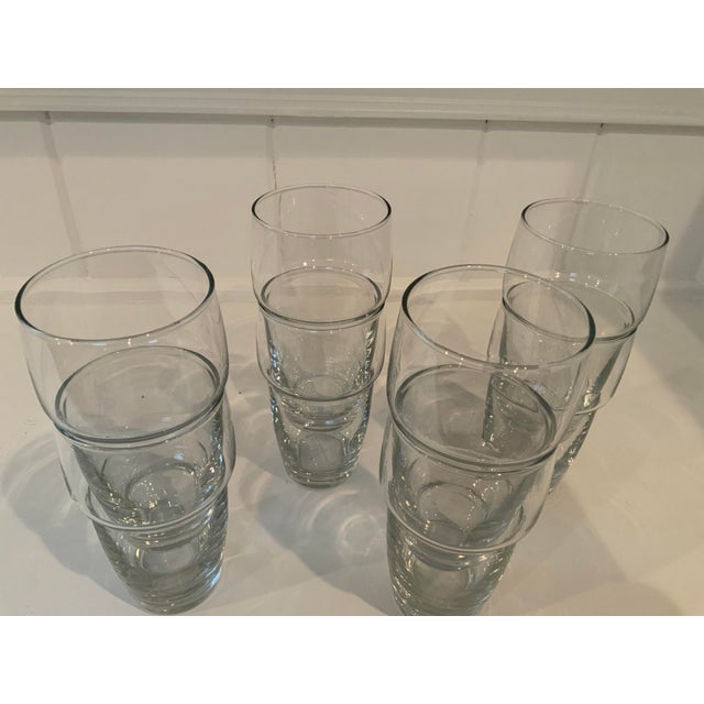 Vintage Glass Short Tumblers - Set of 8 For Sale - Image 9 of 11