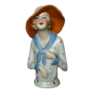 Fasold & Stauch German Porcelain Flapper Girl Figurine For Sale