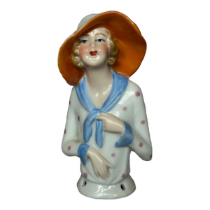 Fasold & Stauch German Porcelain Flapper Girl Figurine
