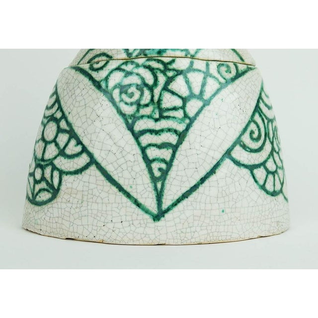 Ceramic Art Deco Ceramic Box by Cazaux, 1920s For Sale - Image 7 of 11