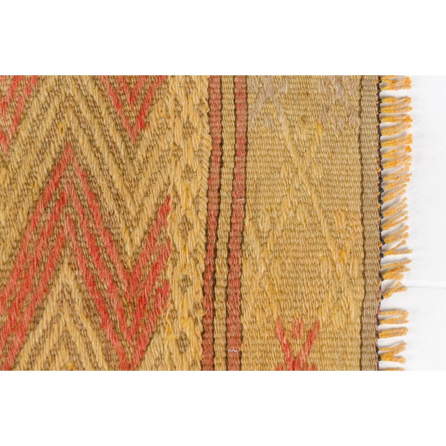 1960s Handmade Mid-Century Ethnic Rug For Sale - Image 4 of 10