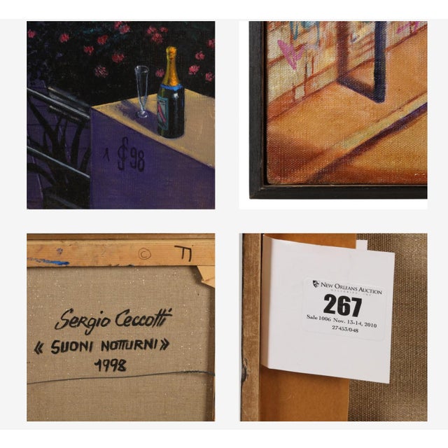 Sergio Ceccotti (Italian, B. 1935), Suoni Notturni For Sale - Image 4 of 5