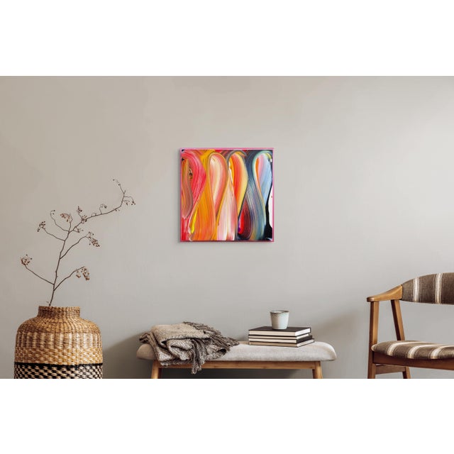 Nikolaos Schizas Contemporary Abstract Acrylic on Canvas "A Symphony of Hidden Depths" by Nikolaos Schizas For Sale - Image 4 of 8