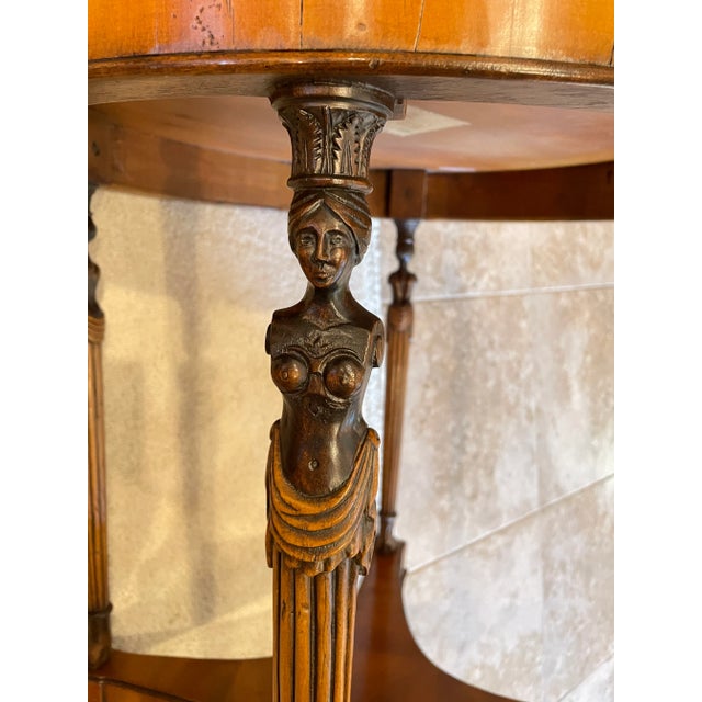 Wood Alfonso Marina Pompeii Side Table For Sale - Image 7 of 9