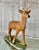 Life-Size Cast Concrete Deer Sculpture, Rustic Garden Accent For Sale - Image 4 of 8