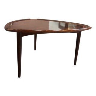 Danish Rosewood Coffee Table by Poul Jensen for Silkeborg, 1950s For Sale