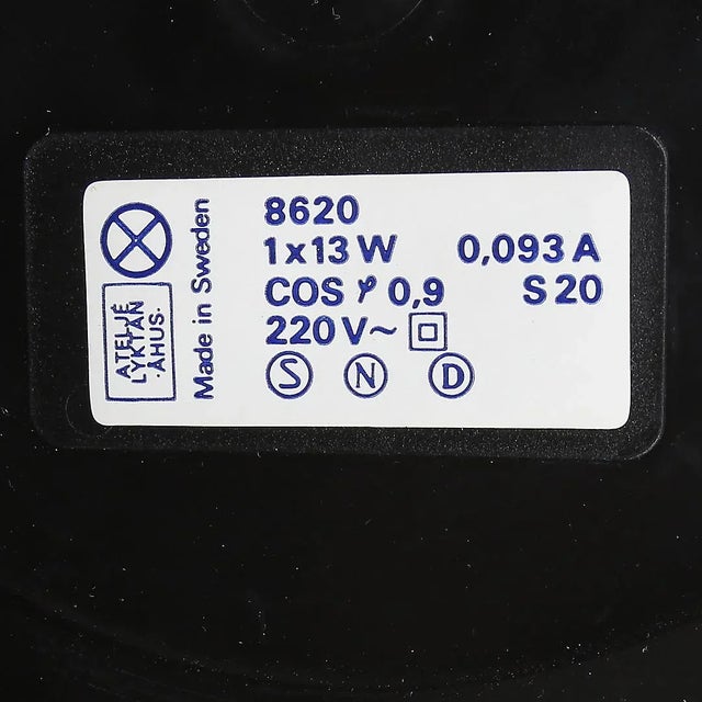 Contemporary Swedish Table Lamp by Andehrs Person for Ateljé Lyktan, 1970s For Sale - Image 3 of 4