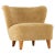 Beige Easy Chair from Ab Erik Ek's Snickerifabrik, Malmö, Sweden, 1940s For Sale - Image 8 of 8