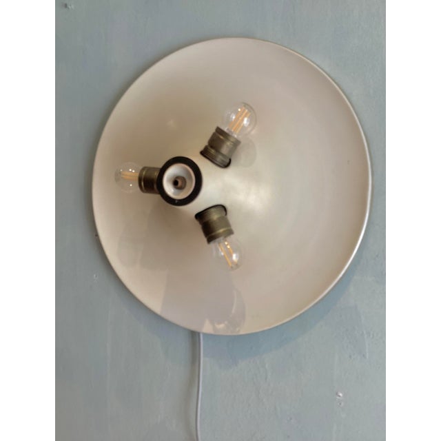 Metal Italian Ceiling or Wall Light, 1950s For Sale - Image 7 of 8