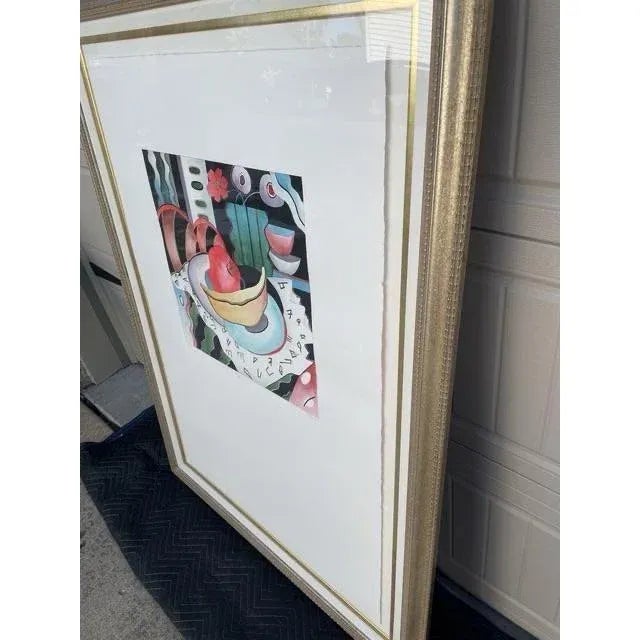 Late 20th Century “Cappucino” Large Abstract Wall Art For Sale - Image 4 of 10