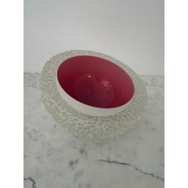 Contemporary Art Glass Bowl by Artist Molly Stone For Sale - Image 4 of 5