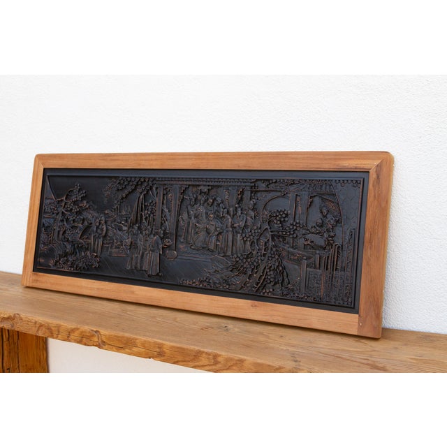 Chinese Vintage Chinese Courtyard Wall Carving For Sale - Image 3 of 8