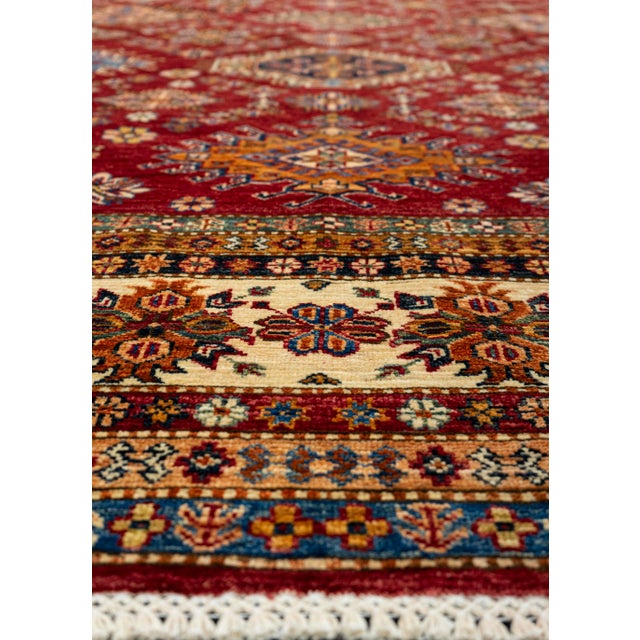 Contemporary Oriental Handmade Rug 8'8" x 11'10" For Sale - Image 3 of 4